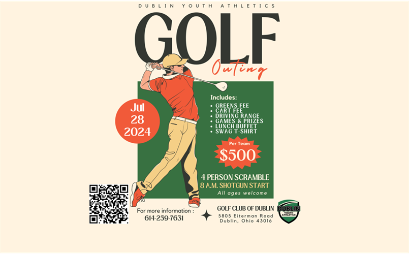 DYA Golf Outing: Sunday, July 28 - Team Registration Open